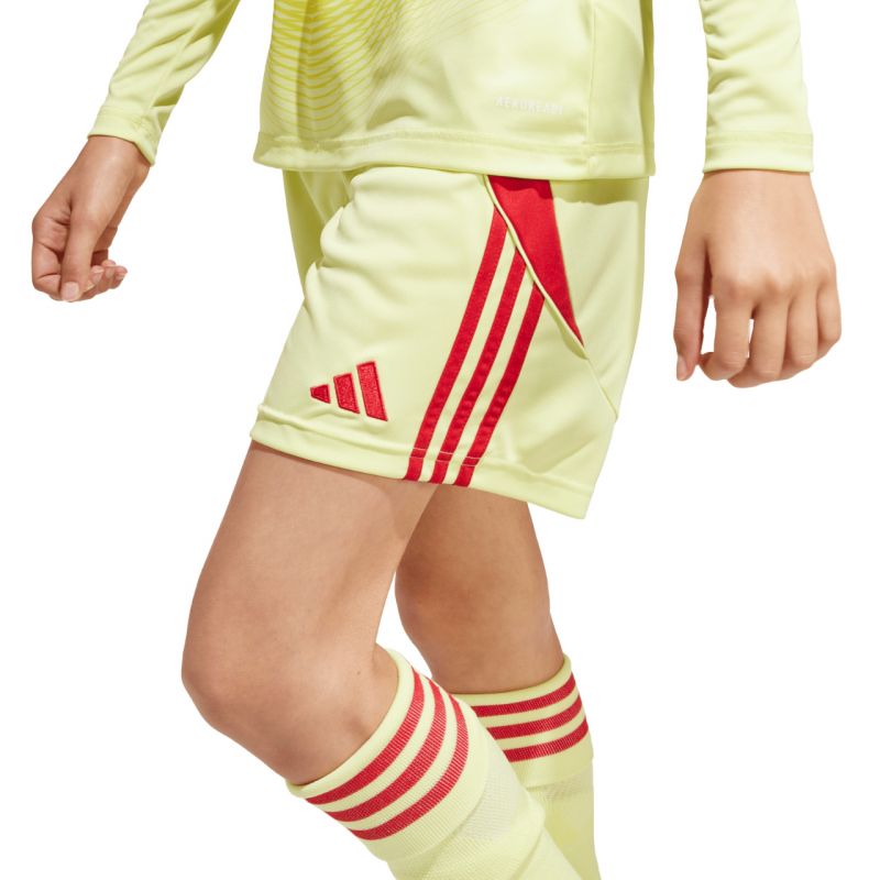 adidas Tiro 24 kids' shorts yellow and red JC6206 Ruházat