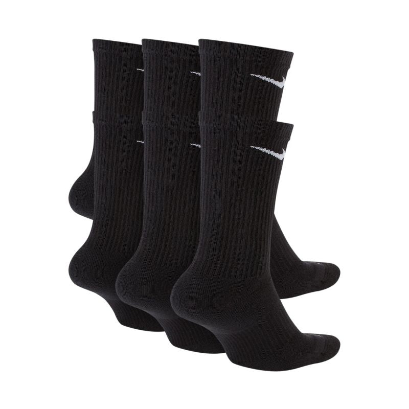 Nike Everyday Plus Cush Socks 6 Pairs Black SX6897 010 Ruházat