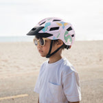 Wozinsky Children's MTB Bike Helmet with Detachable Visor S - Pink 52-56 cm \ różowy védőfelszerelés HT-45R-199826