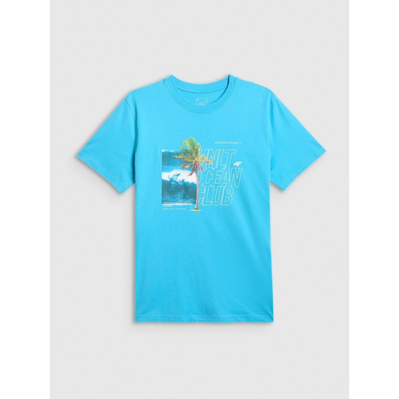 4F Men's regular printed T-shirt póló 4FRSS26TTSHM4303-33S