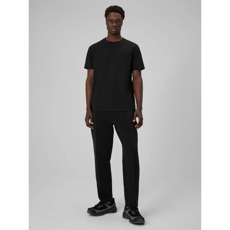4F Men's regular plain T-shirt póló