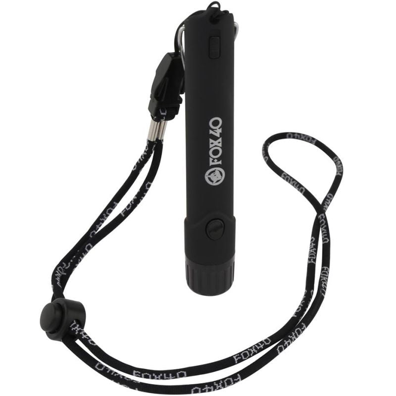 Meteor Fox 40 electronic whistle mini fekete whistles