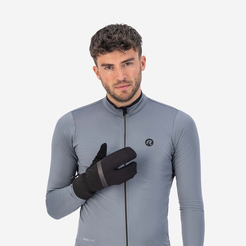 Rogelli NOVA LOBSTER winter gloves black fekete kesztyű