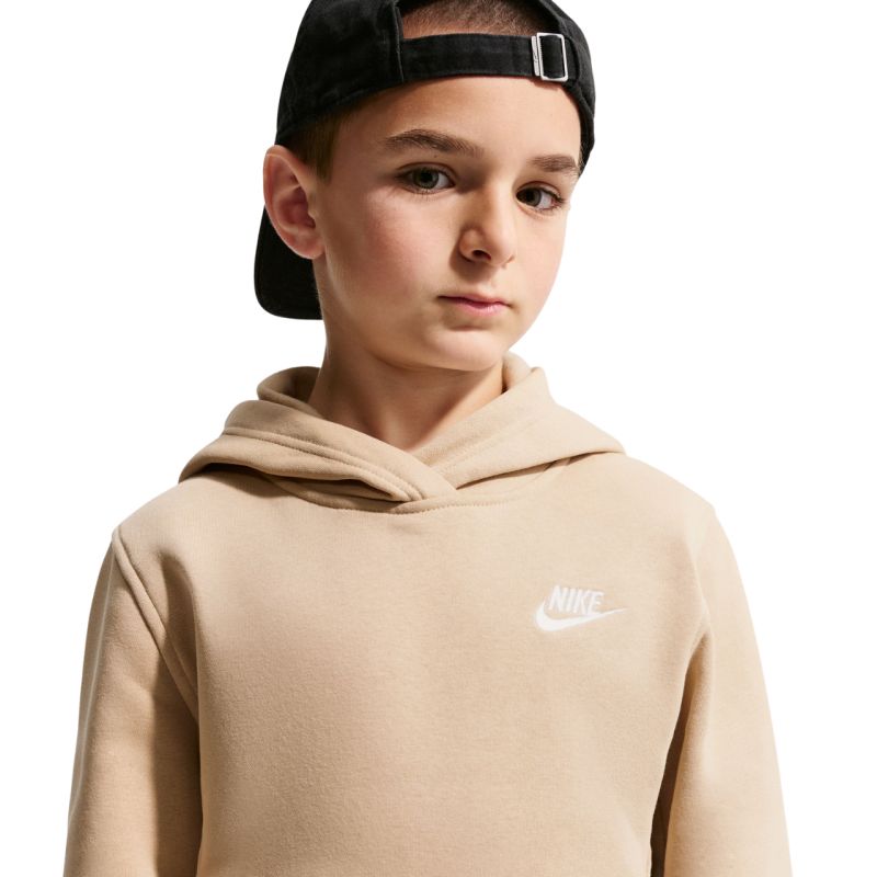 Nike Sportswear Club Fleece Kids' Sweatshirt bézs pulóver FD3000286