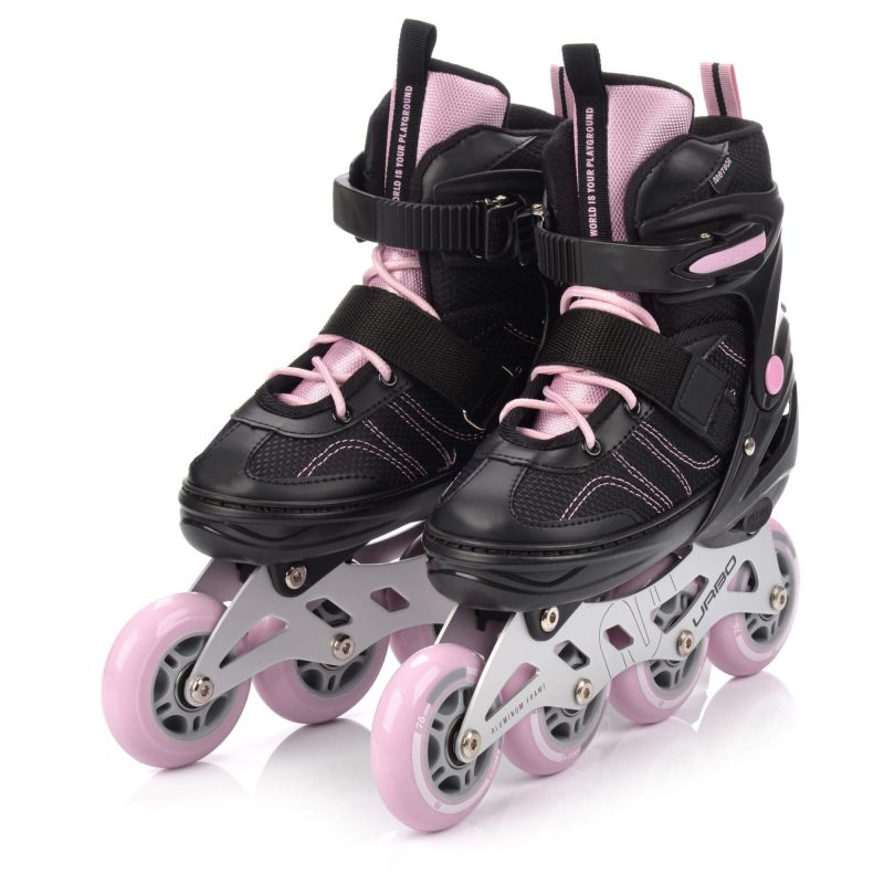 Meteor Roller Skates L 38-41 Urbo Black/Pink