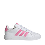 Adidas Grand Court 3.0 kids' white and rózsaszín cipő