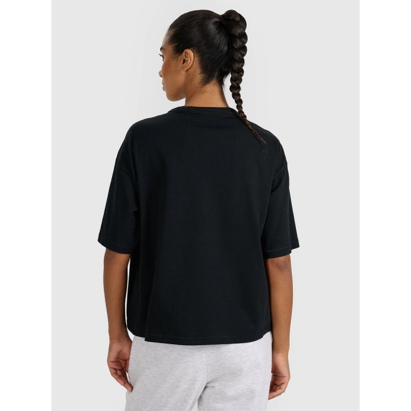 Women's oversize printed T-shirt 4F 4FRSS25TTSHF2979-20S póló