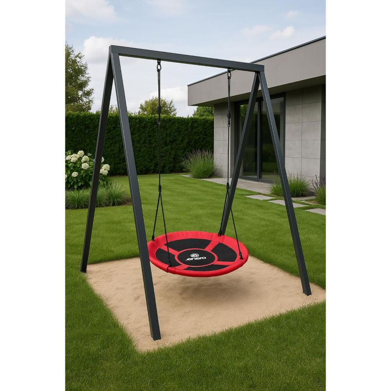 Enero Stork'S Nest Garden Swing 110cm Xxxl Red piros furniture