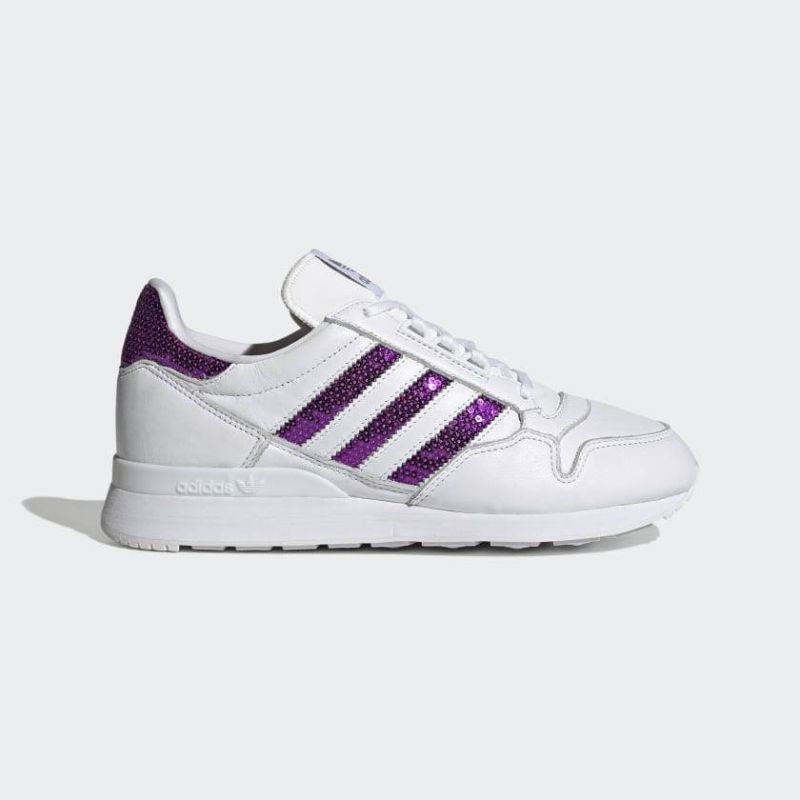 Adidas Originals ZX 500 Cloud White/Shock Purple women's - G55663 36 a utcai cipő