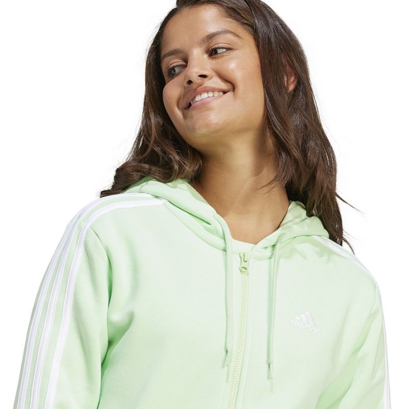 adidas 3 Stripes FL Full-Zip HD sweatshirt W IR6077 Pulóver