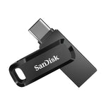 SanDisk Ultra Dual GO SDDDC3-128G-G46 pendrive (128GB; USB 3.0, USB-C; ) fekete kabát