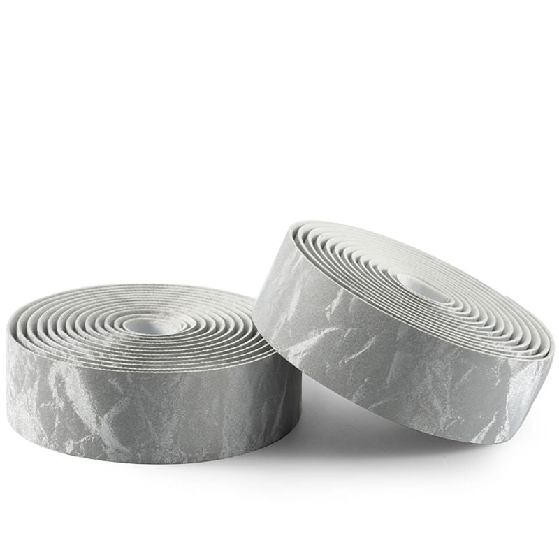 Rockbros PU Handlebar Tape "Velour" Pattern - Grey