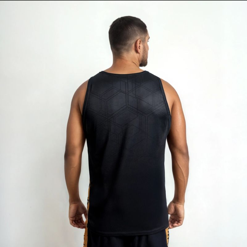 DBX Bushido TankTop GOLD boxing ezüst póló