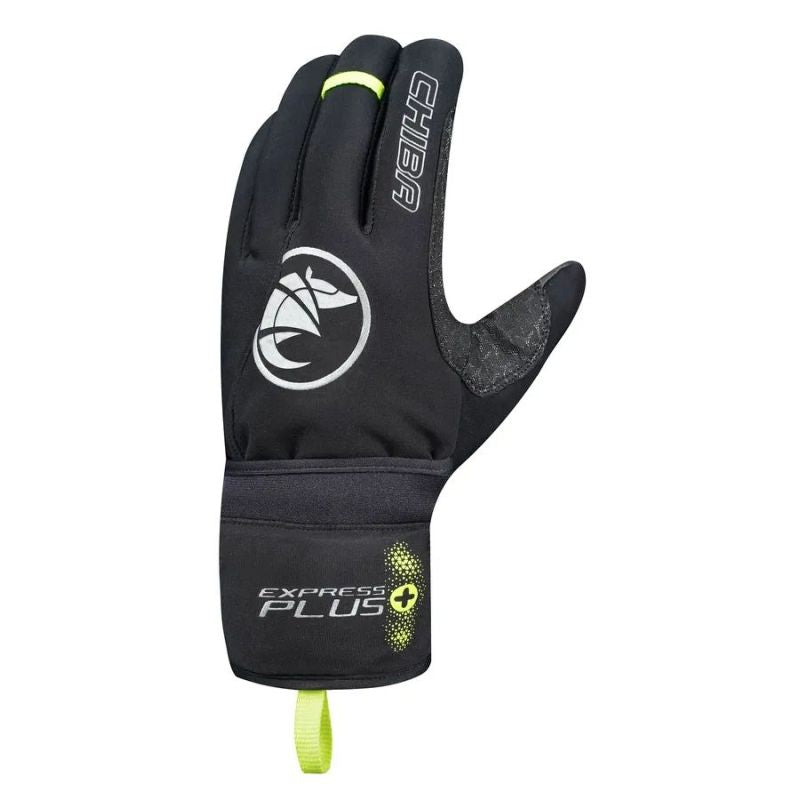 CHIBA EXPRESS Gloves + Black fekete kesztyű