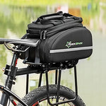 Rockbros A6-03BK bicycle for trunk 35 l with fold-out pockets - black fekete táska
