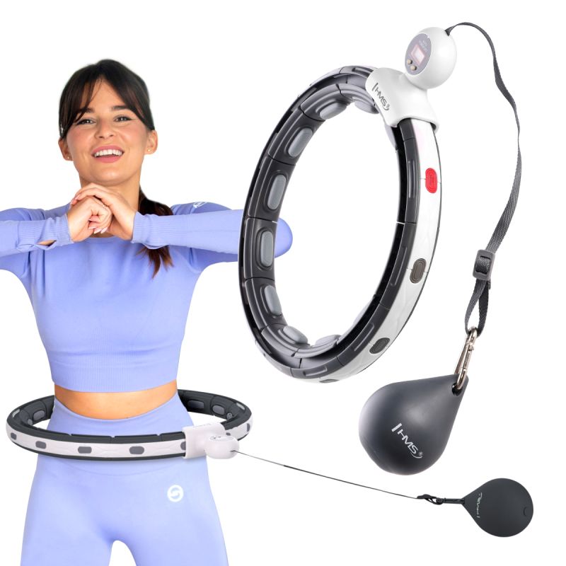 HMS Hhm15 Hula Hop Black With Magnet And Weight + Counter fekete pulóver 17-44-583