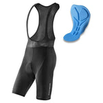 Rockbros bib with insert - black fekete short
