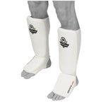 DBX Bushido Flexible Shin Guards - Shinrage White fehér protectors and knee pads