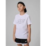Boy's regular printed T-shirt 4F 4FJRSS26TTSHM3599-10S clothing
