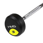 HMS Rubber-coated barbell/curl bar 20 kg GSL-20 fekete súlyzó 17-58-023