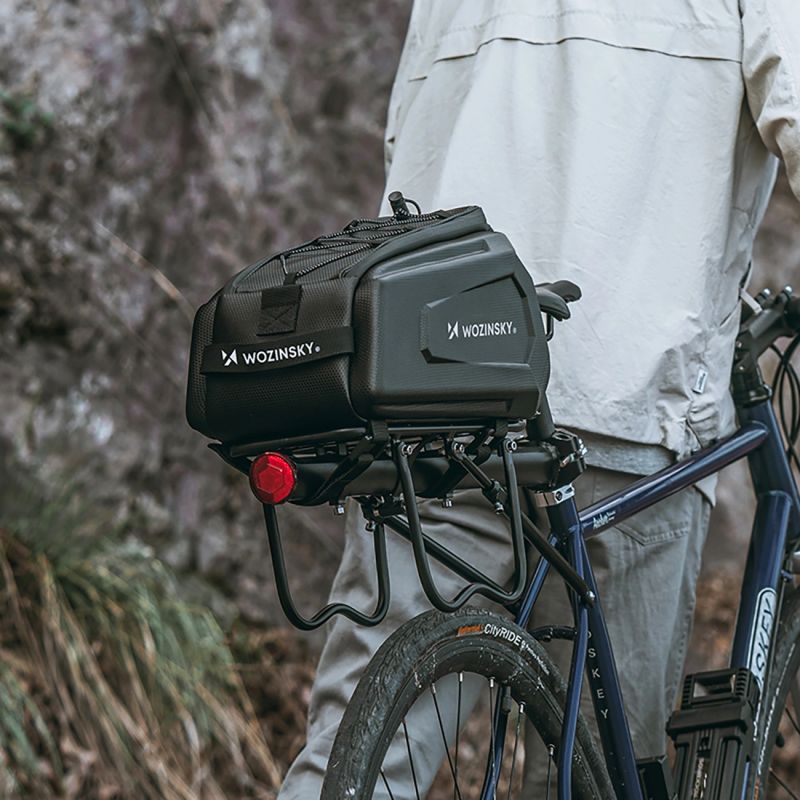 Wozinsky WSR-01B Bicycle Pannier for Trunk 9l - Black fekete elektronika 304004-198905