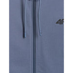 Men's zip-up hooded sweatshirt 4F