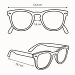 Magnum Lunita Glasses (B110-5) fekete glasses, training equipment
