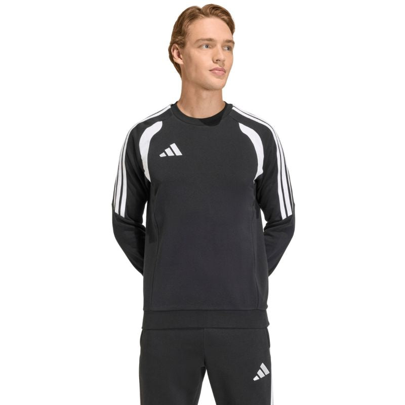 Men's adidas Tiro 26 League Sweat Crew Black and White KF3413 fehér póló