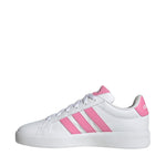 Adidas Grand Court 3.0 kids' white and rózsaszín cipő