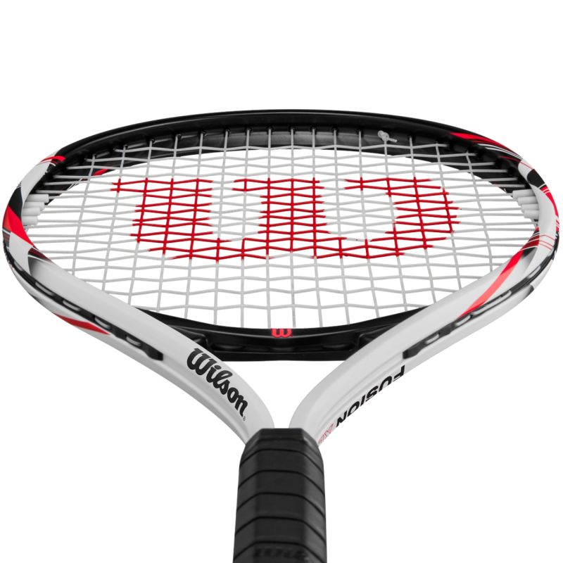 Wilson Fusion XL TNS RKT 2 4 1/4 tennis racket white-red-black
