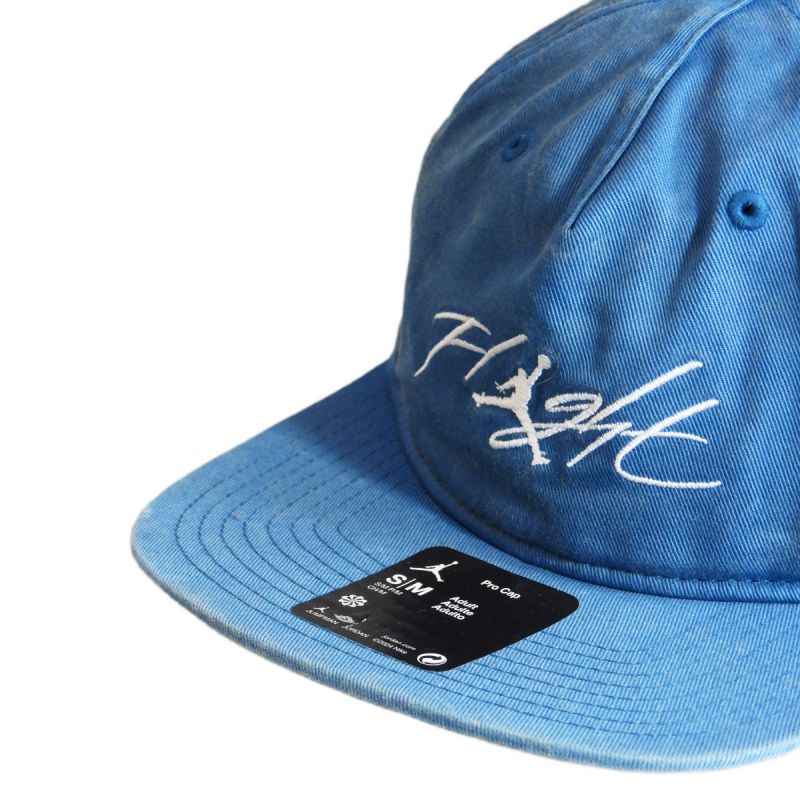 AIR Jordan Flight Pro Unstructured Industrial Blue Snapback Cap - s/m hats, caps