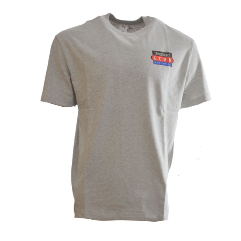 BUTTER GOODS x PUMA Graphic T-shirt Light Gray Heather - szürke póló