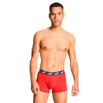 Puma men's boxer briefs 2-Pack red gray comfortable cotton szürke alsónemű