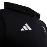 Adidas Juventus Turin Hoodie for kids fekete kapucnis pulóver
