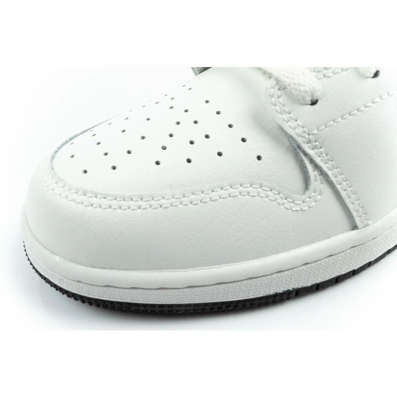 Nike Air Jordan 1 women's high-top sports fashionable sneakers white fekete cipő