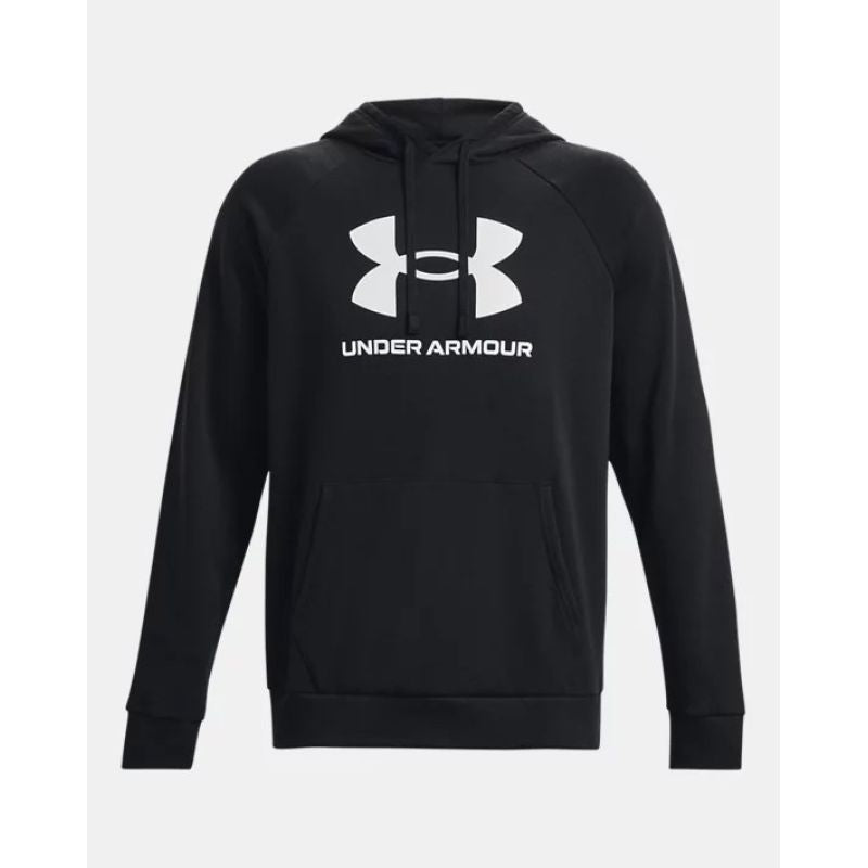 Under Armour Rival Fleece Logo Hoodie – black/white fekete kapucnis pulóver 595960