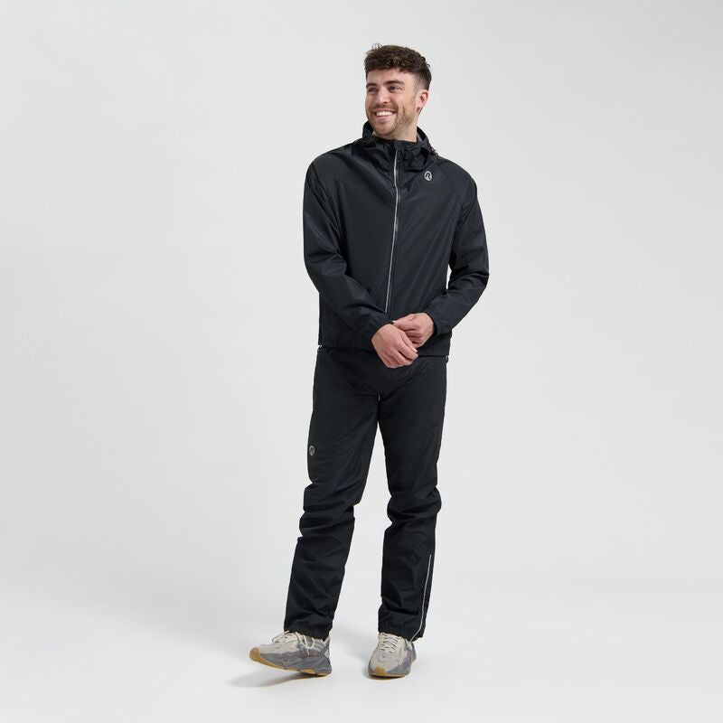 Rogelli CORE raincoat set black fekete sets