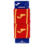Joma Game Double Wristband Red Yellow sárga csuklószorító