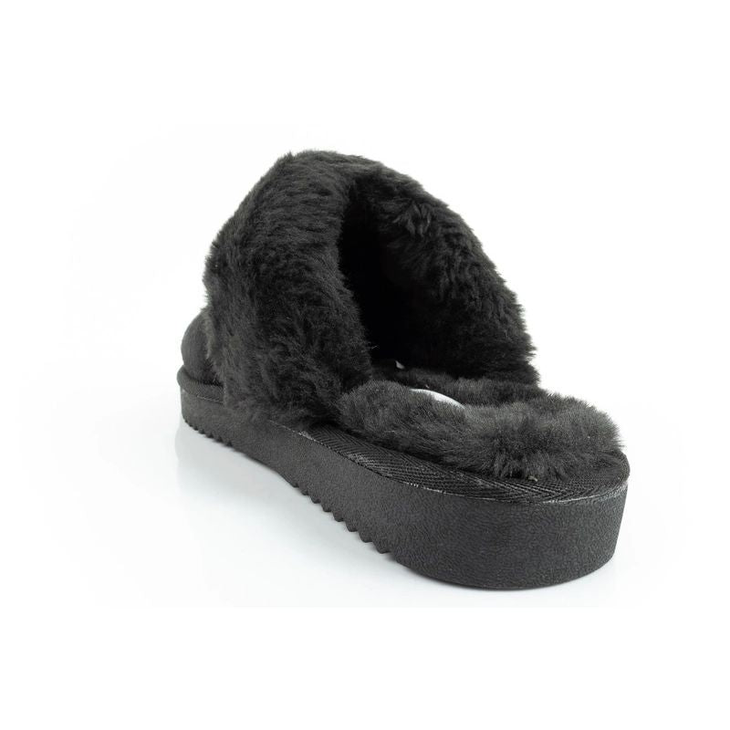 O'Neill Pomnio women's slippers, insulated slip-on slippers, fashionable, warm, black fekete papucs