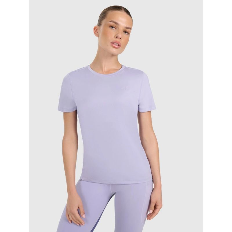 Women's quick-drying regular training T-shirt 4F 4FWAW25TFTSF1516-34S póló