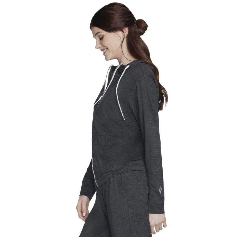 Skechers Godri Swift Full Zip Hoodie szürke kapucnis pulóver