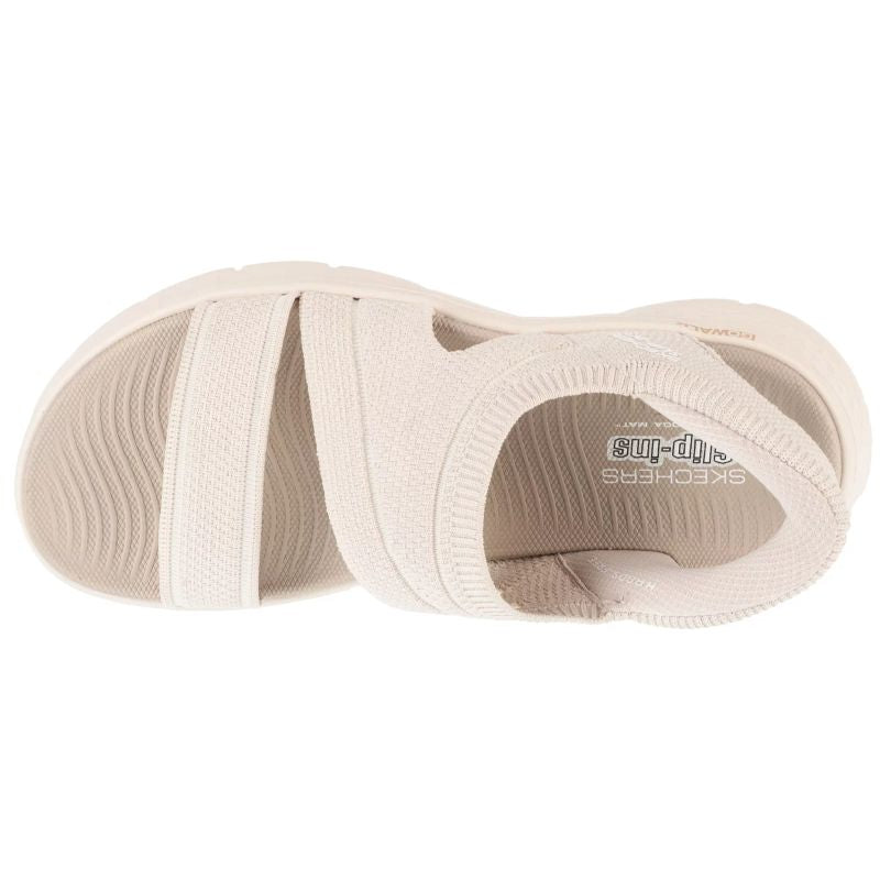 Skechers Slip-Ins: Go Walk Flex Sandal - Enticing 141482-NAT Gray 37 Cipő