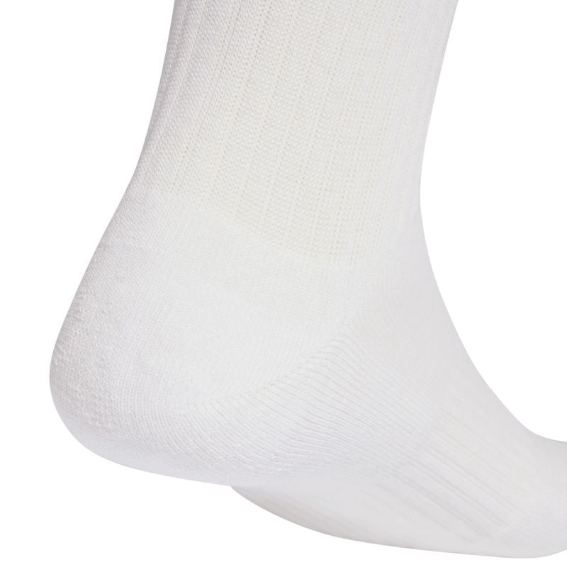 Adidas 3-Stripes Essentials Cushioned Crew 6 Pack Socks White KE5493