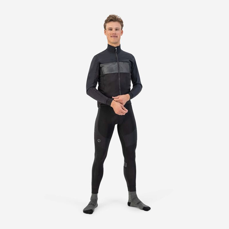 Rogelli ATTQ Winter Black/Gray szürke dzseki