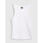Women's slim ribbed knit top 4F