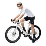 Rockbros 15200025 Short Sleeve Cycling Jersey Size M - White biały \ m póló