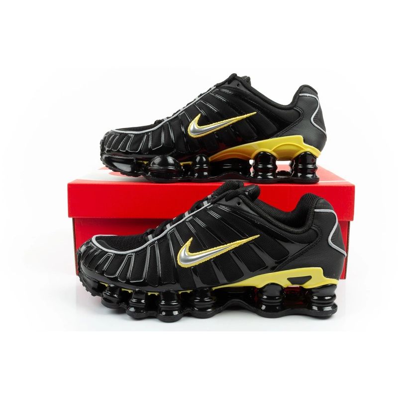 Nike Men Shox TL men's sports fashionable sneakers black fekete utcai cipő
