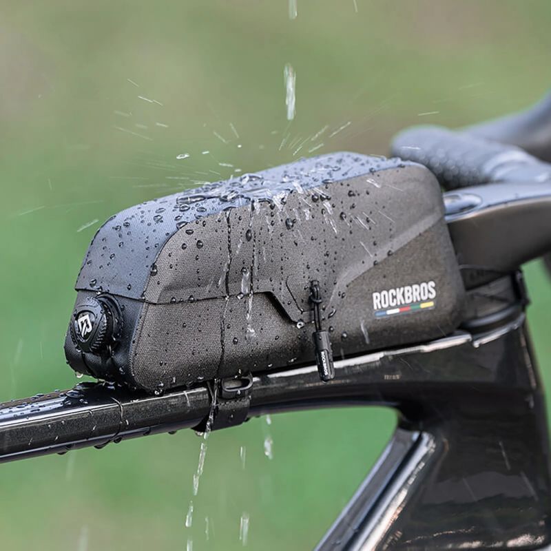 Rockbros AS-134 ROAD TO SKY waterproof bike frame - black 0.6 l táska
