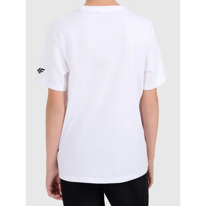 4F Boy's plain cotton T-shirt ruházat 4FJWMM00TTSHM3605-10S