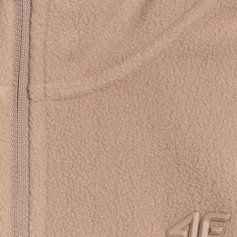 4f Women's fleece sweatshirt F069 light brown 4FWAW25UFLEF069 82S Kiegészítő